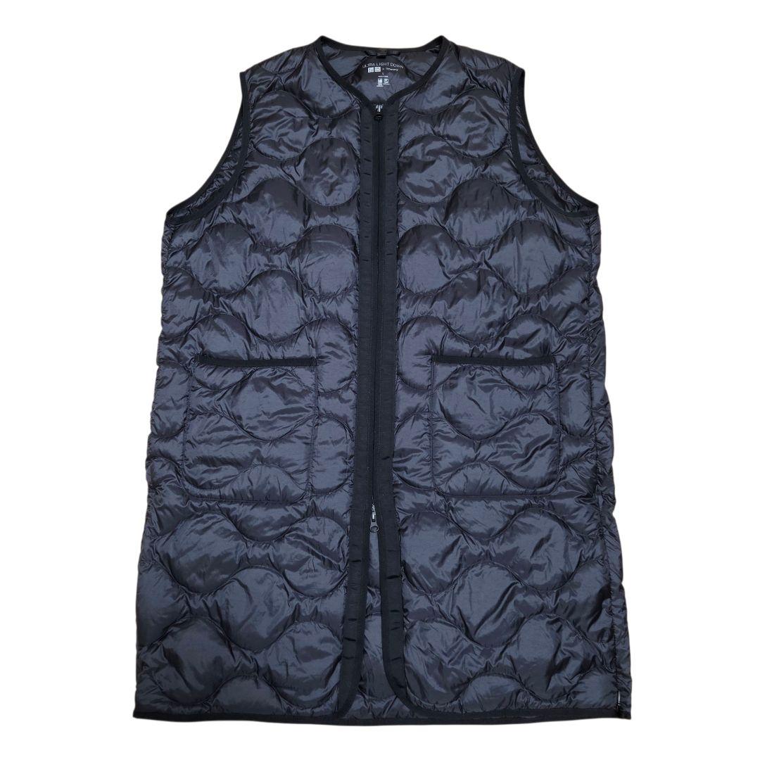 UNIQLO×Theory ウルトラライトダウンロングベスト　ブラック　L