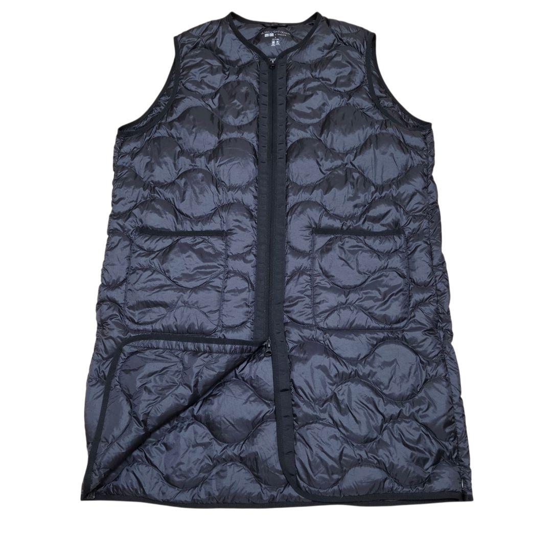 UNIQLO×Theory ウルトラライトダウンロングベスト　ブラック　L