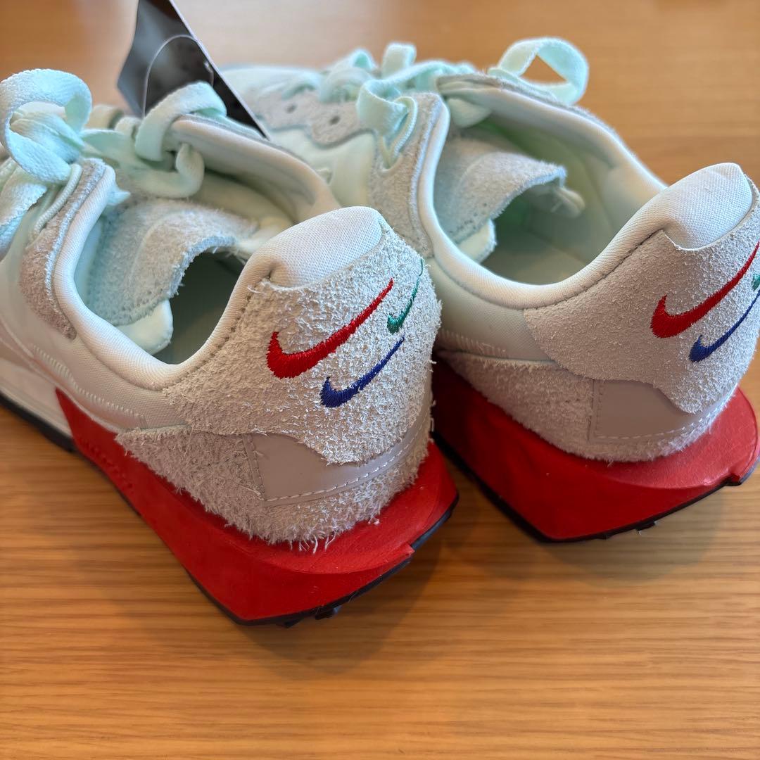 Nike Fontanka Waffle ミントグリーン/レッド