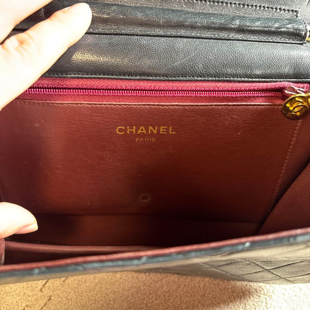 CHANEL ブラック クラッチバッグ
