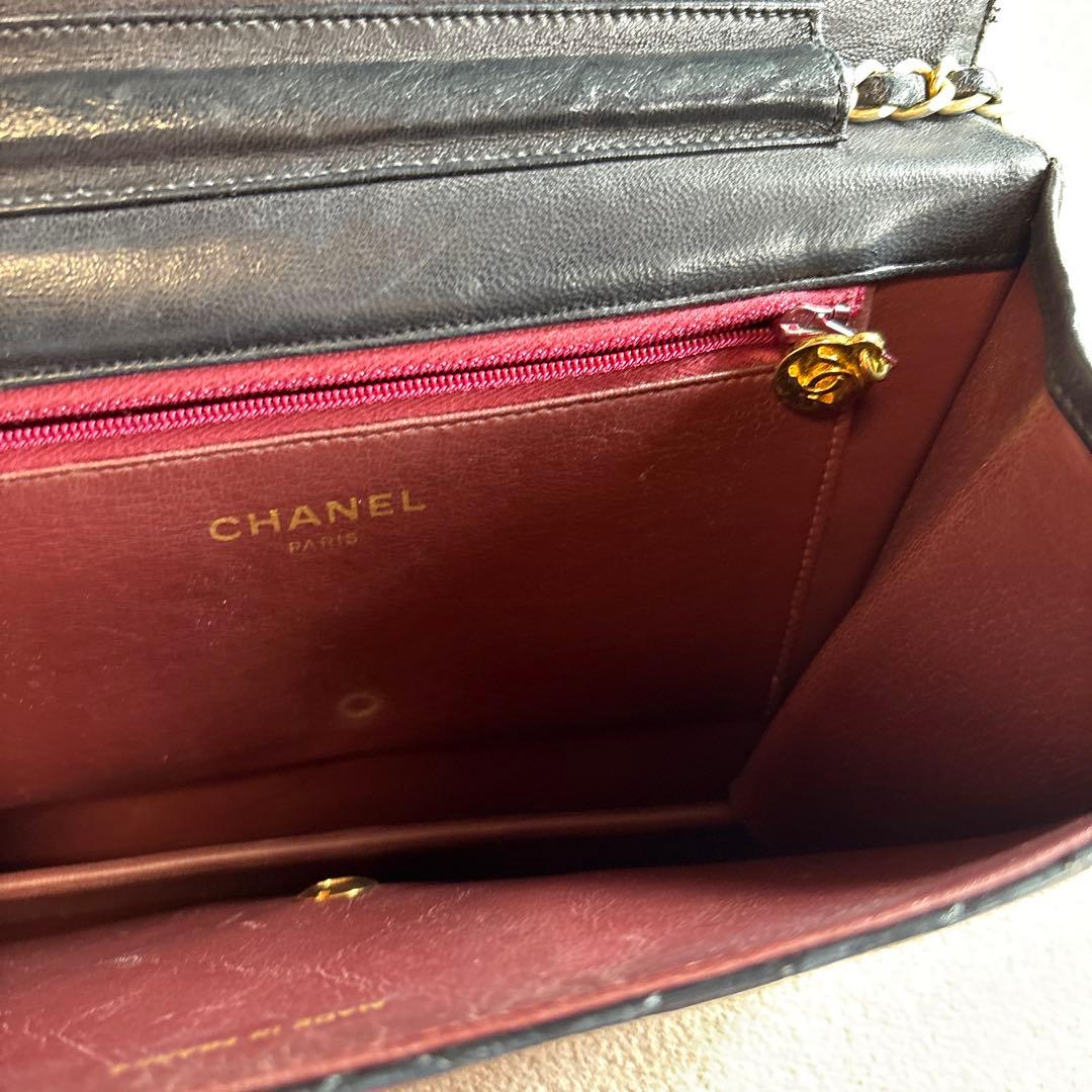 CHANEL ブラック クラッチバッグ