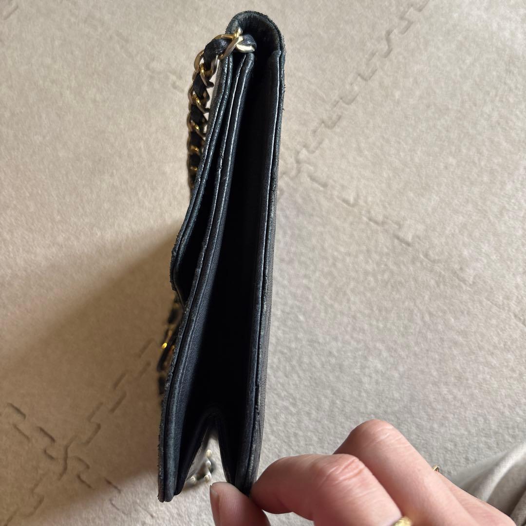 CHANEL ブラック クラッチバッグ