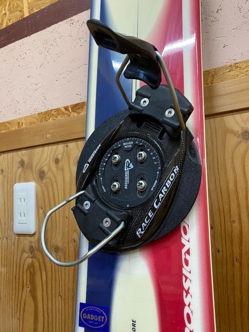ROSSIGNOL 往年のアルペンボード カントプレートビンディング付き