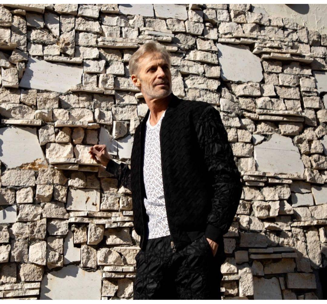 的場浩司さん着用 GARNIER MA-1 ブルゾン L ブラック シワ加工