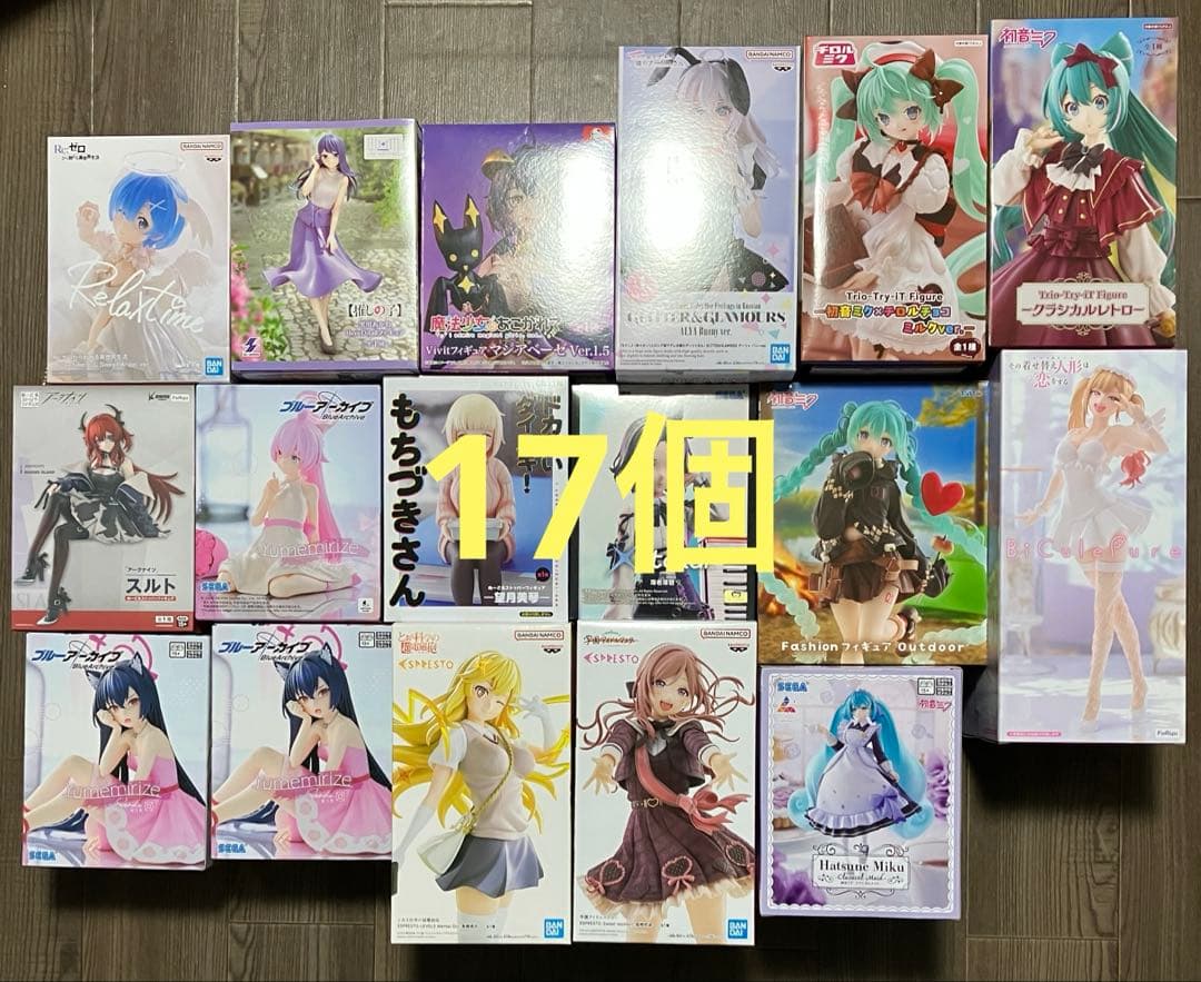 最新プライズ美少女フィギュア 17個まとめ売り（初音ミクその他）