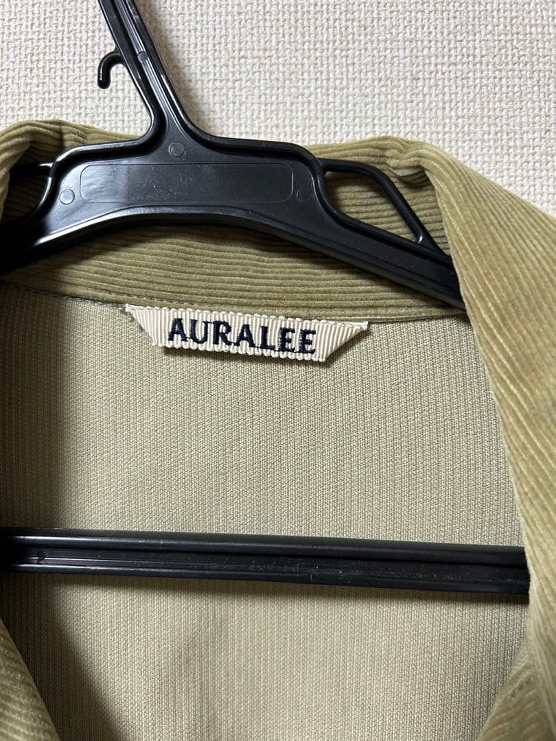 AURALEE オーラリー　ウォッシュド　コーデュロイ　シャツ　ジャケット