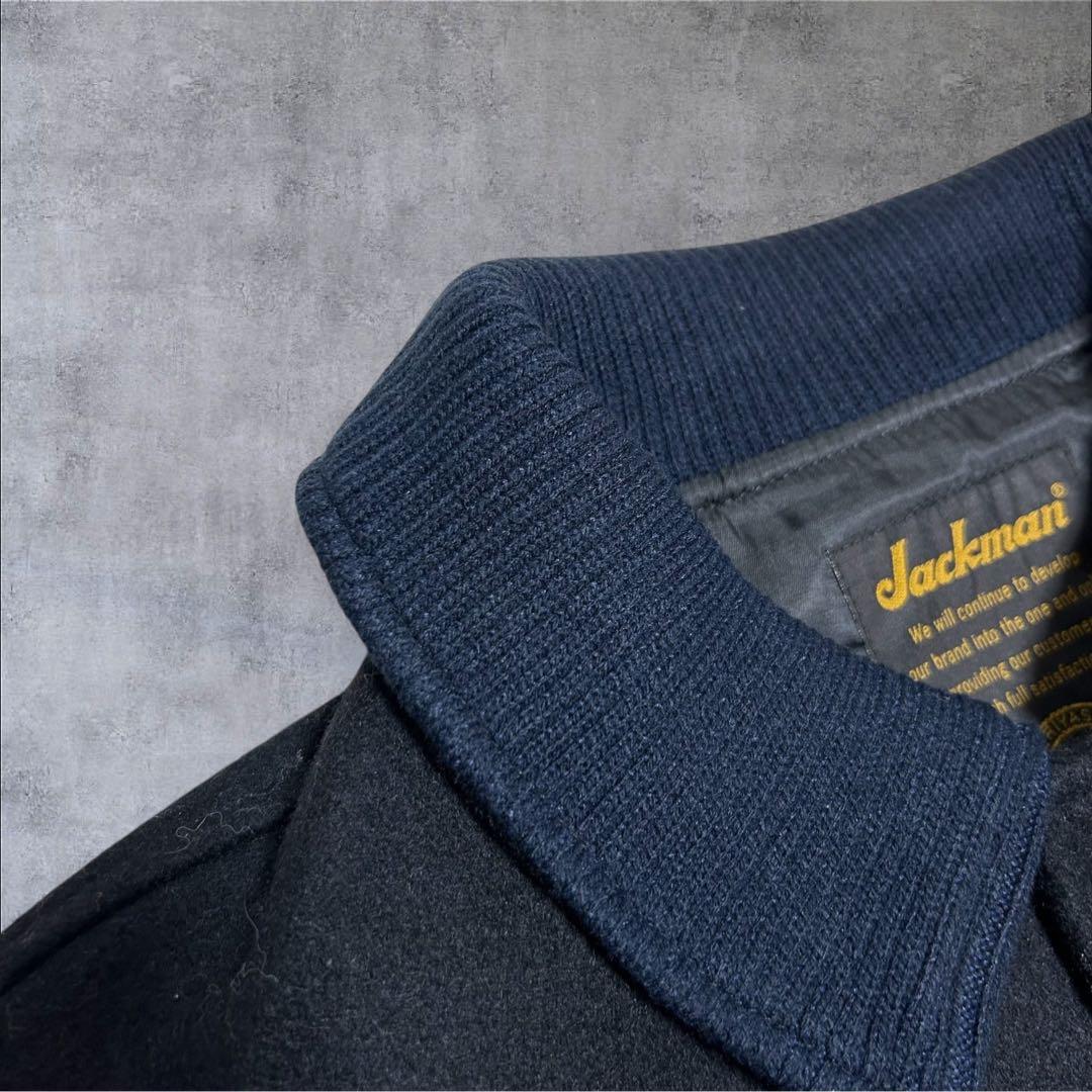 《未使用級》JACKMAN × JS USA製 メルトン アワードジャケット