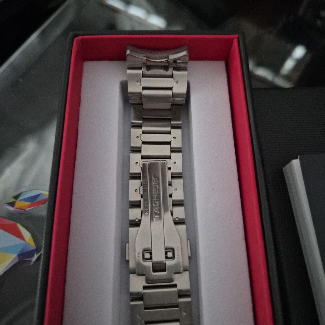最終値下げTAG Heuer ステンレススチール金属ベルトコネクティッド用
