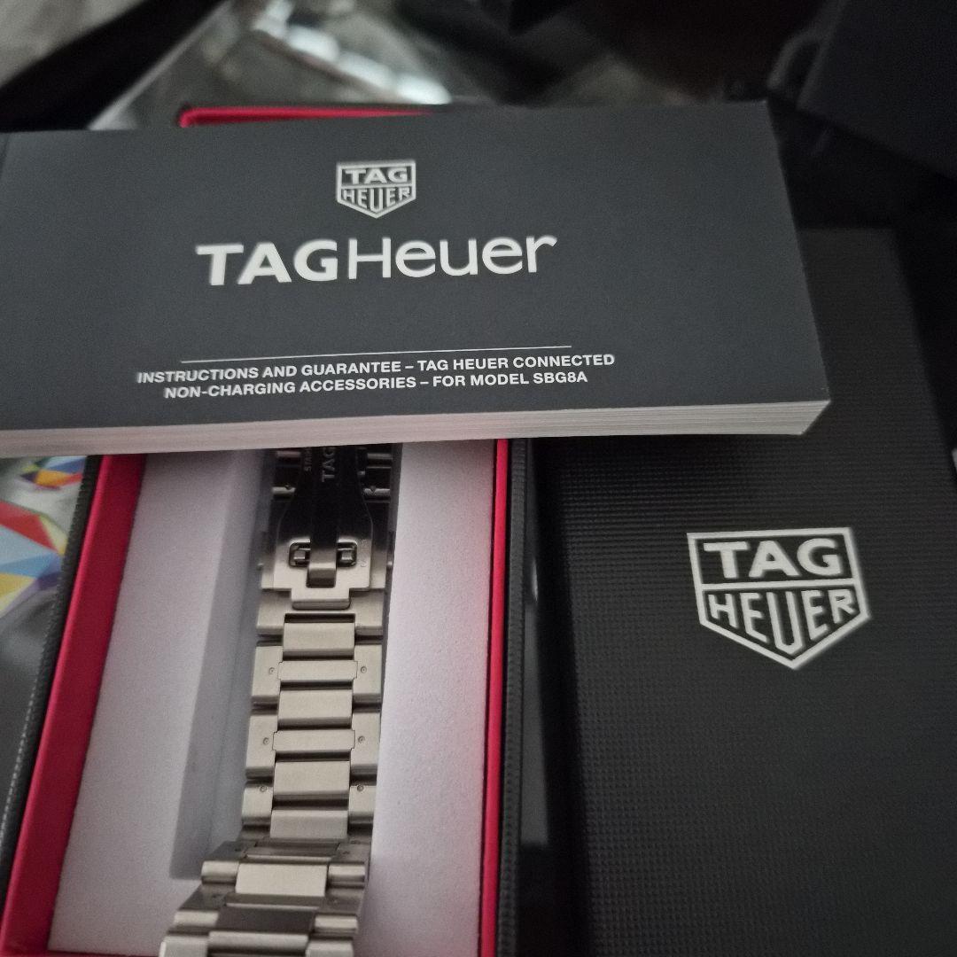 最終値下げTAG Heuer ステンレススチール金属ベルトコネクティッド用