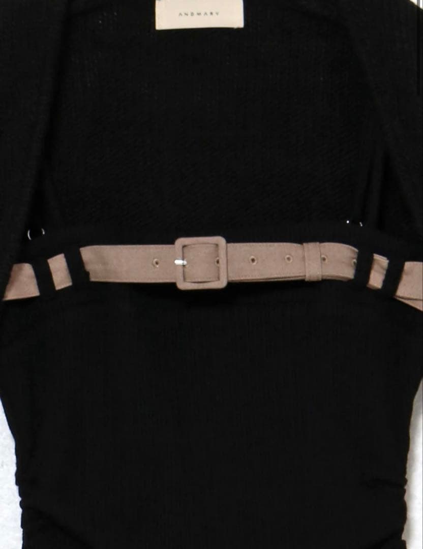 スカート ANDMARY Heidi belt pleats set up