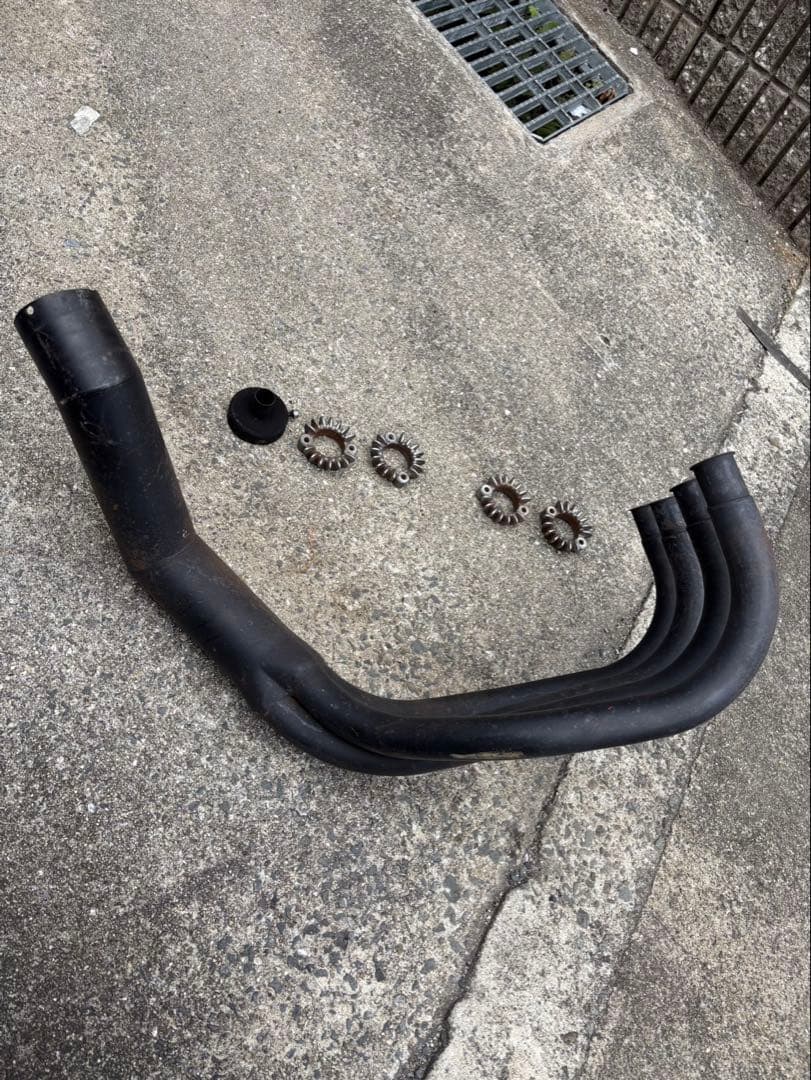 で*こ様 旧cb400f ショート管　モリワキ？ヨシムラ？当時物？