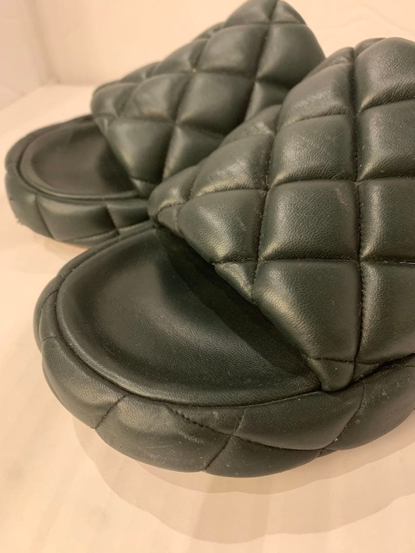 【美品】BottegaVeneta サンダル 黒 26.5cm ボッテガヴェネタ