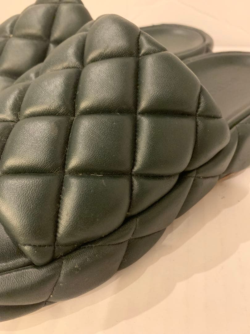 【美品】BottegaVeneta サンダル 黒 26.5cm ボッテガヴェネタ