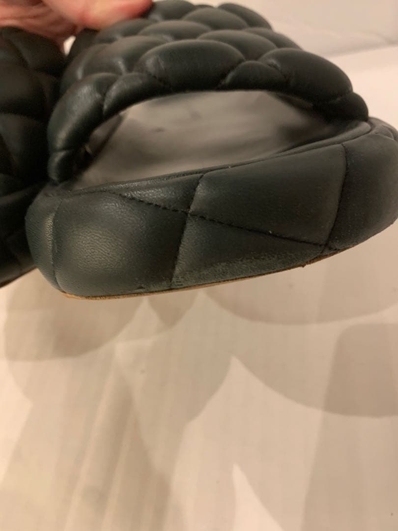 【美品】BottegaVeneta サンダル 黒 26.5cm ボッテガヴェネタ