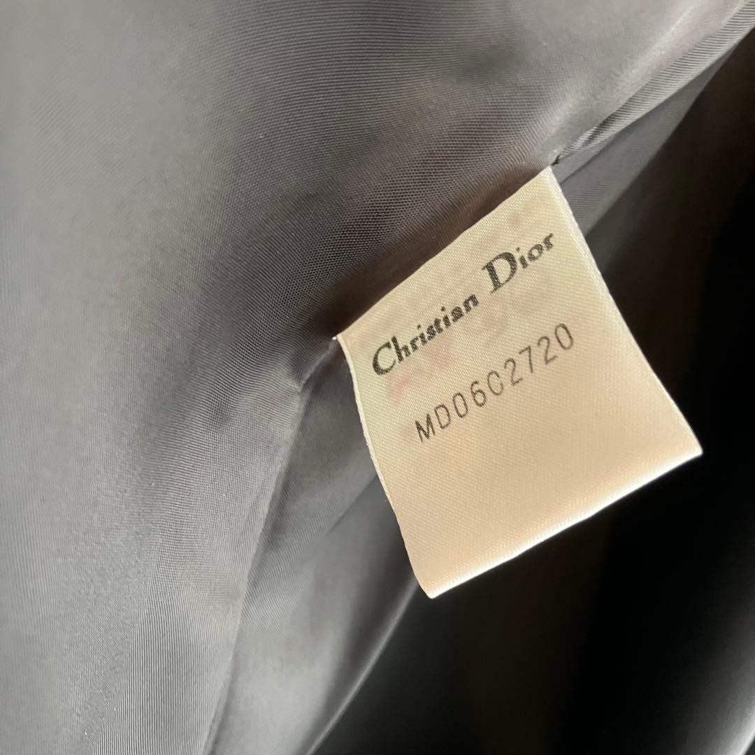 E*u様 Christian Dior ブラック チェスターコート ベルト付き