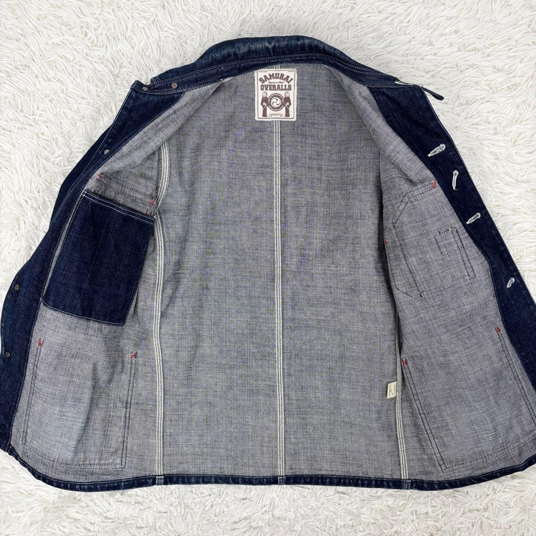 サムライジーンズ ヘヴィーオンス チンスト デニム カバーオール 40
