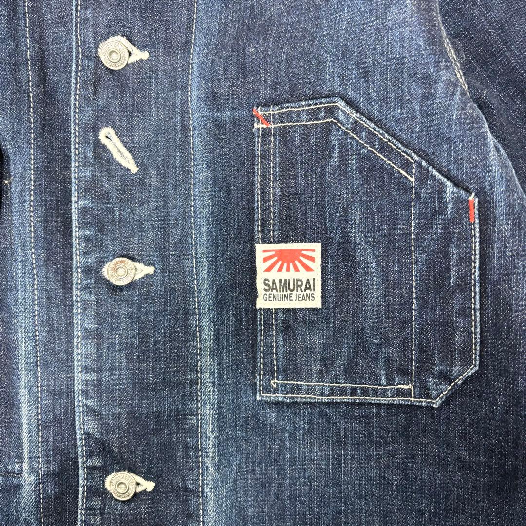 サムライジーンズ ヘヴィーオンス チンスト デニム カバーオール 40