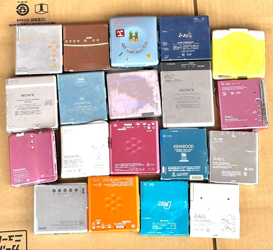 MDプレーヤー ジャンク品 19台 まとめセット