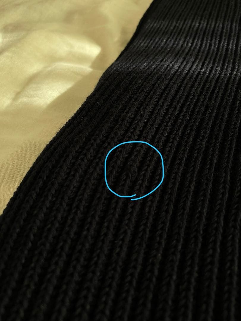 OUAT OFFICE SCARF NAVY マフラー