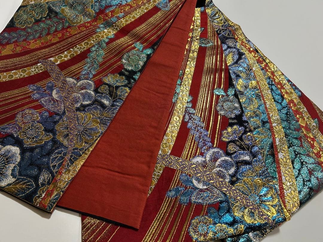 豪華振袖５点セット！！　モダン　グラデーション　花柄　１９５