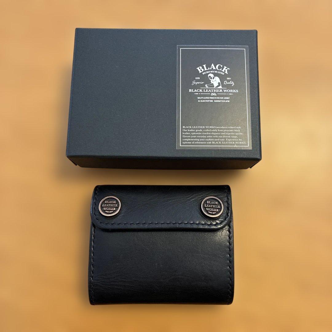 BLACK LEATHER WORKS BELFORT コンパクトウォレット