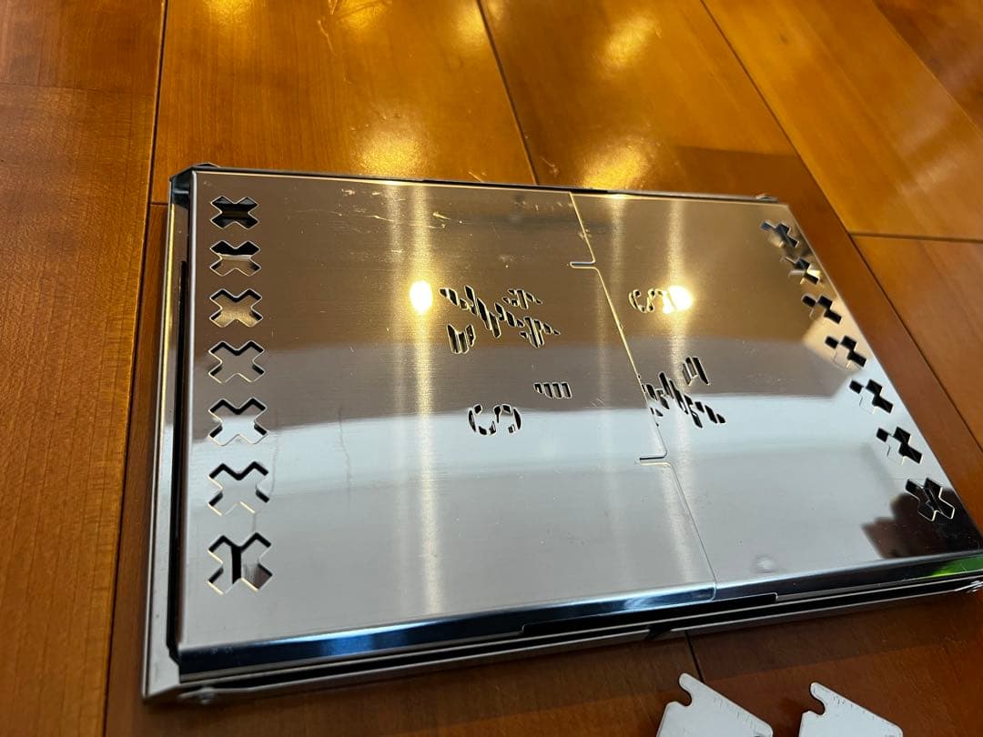 笑's コンパクト焚き火グリル 「B-GO」 グリルプレート3点セット　未使用