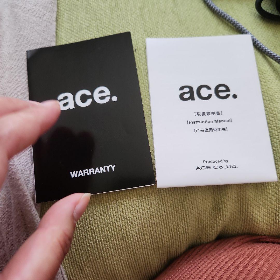 ビジネス　リュック　 定期入れ付き　ace.　エース　ベージュ