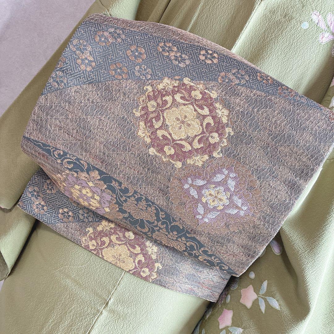 訪問着　フルセット　辻ヶ花　スモールサイズ　丹後ちりめん　着物　正絹　G11