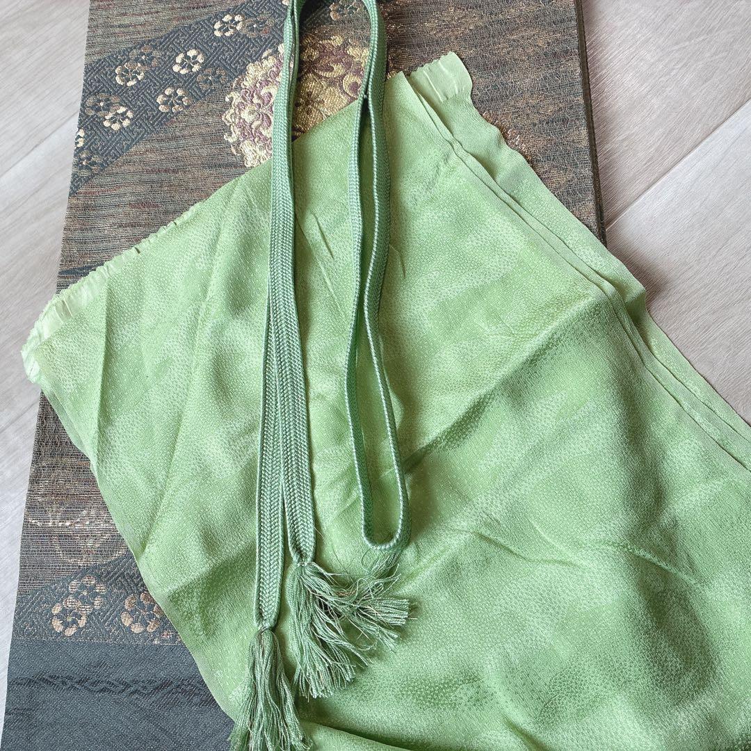 訪問着　フルセット　辻ヶ花　スモールサイズ　丹後ちりめん　着物　正絹　G11