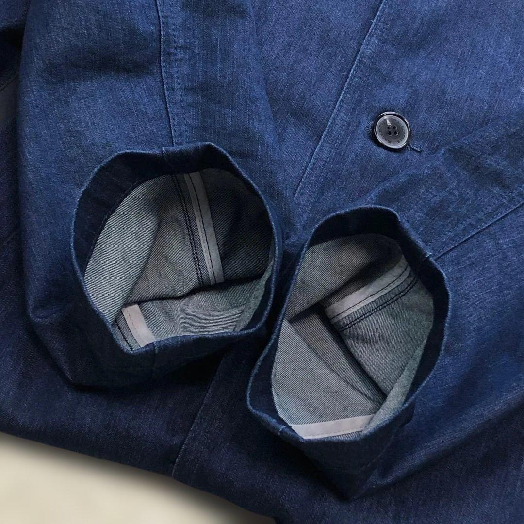 美品/白タグ⭐マッキントッシュ シングルブレストデニムコート 36/S位