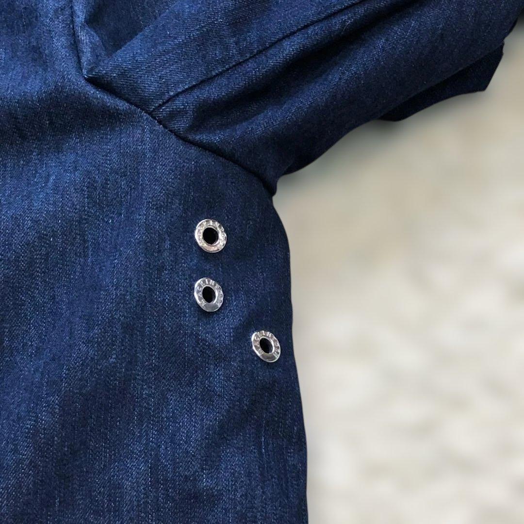 美品/白タグ⭐マッキントッシュ シングルブレストデニムコート 36/S位