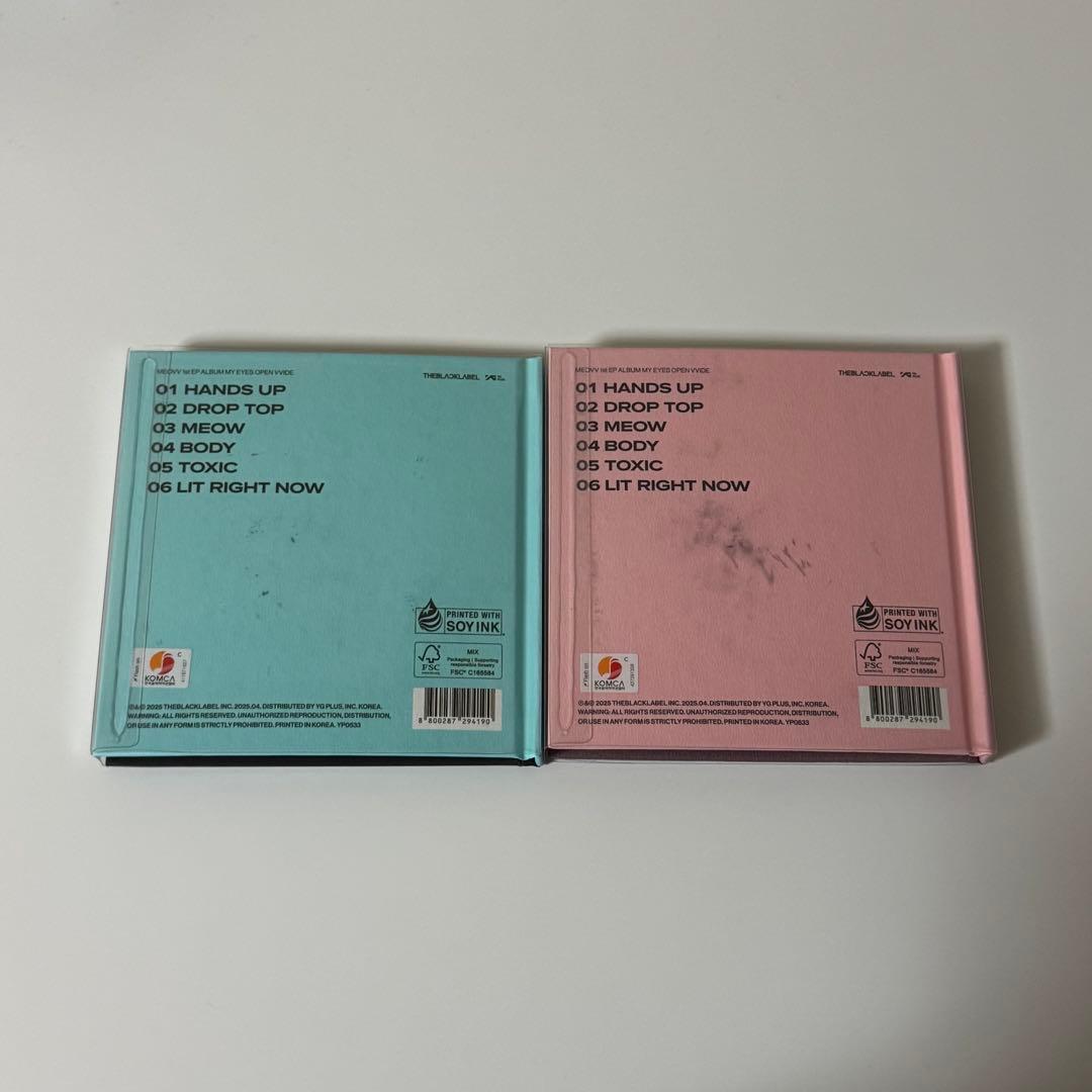 MY EYES OPEN WIDE MEOVV 直筆サイン入り1st EP