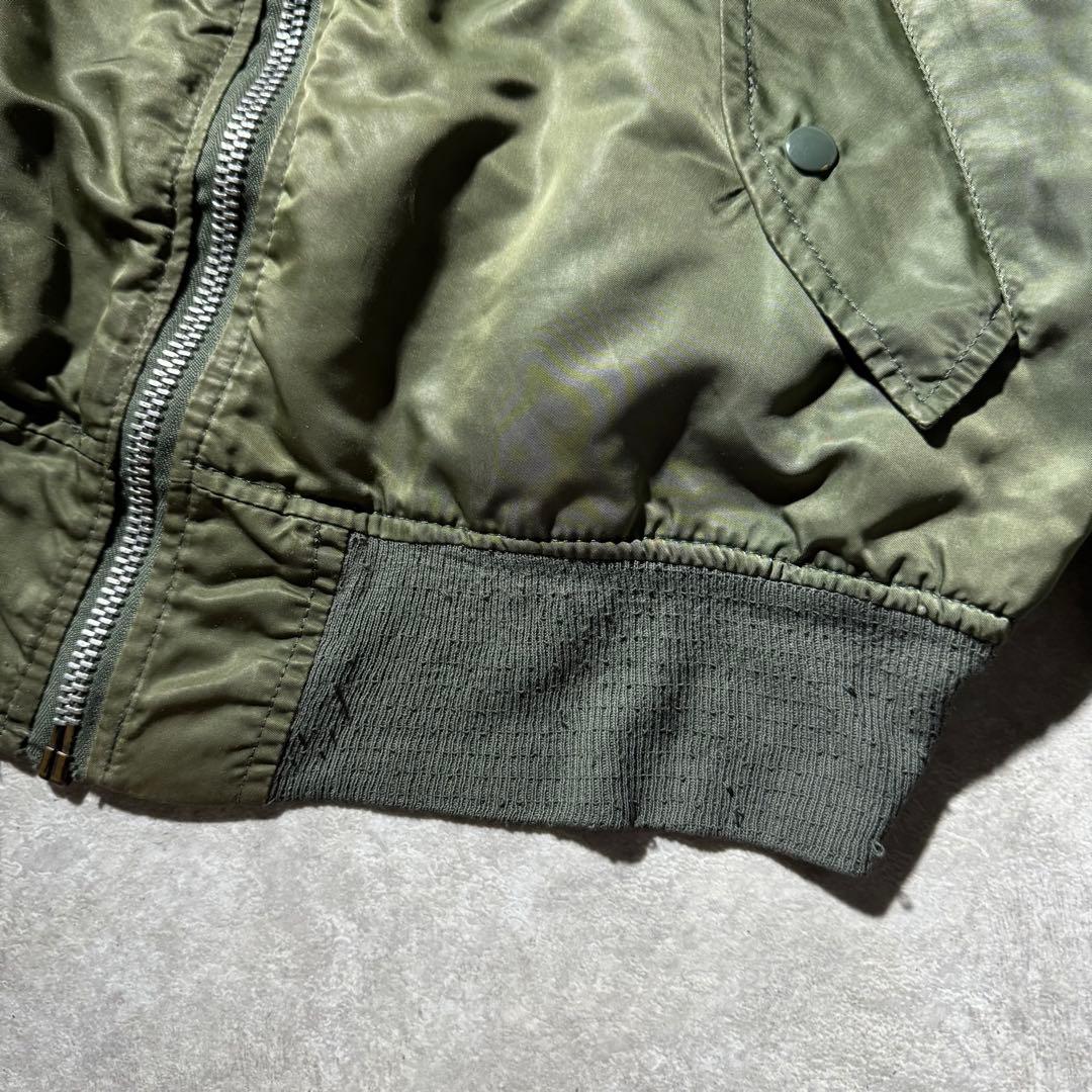 90s USA製 ALPHA MA-1 MA1 flight jacket M