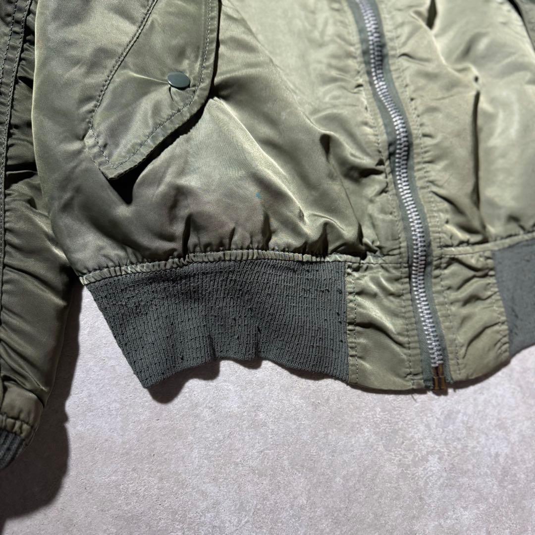 90s USA製 ALPHA MA-1 MA1 flight jacket M