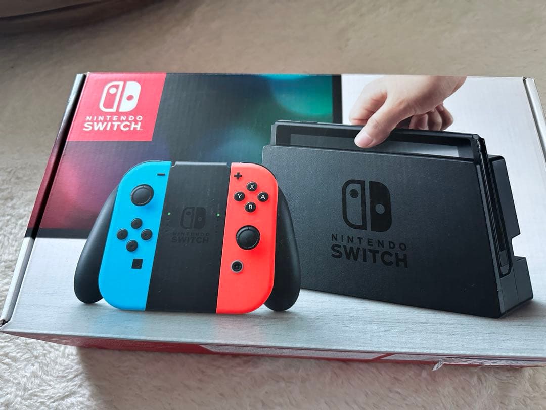 【最終価格】Nintendo Switch 本体 Joy-Con 青/赤 セット