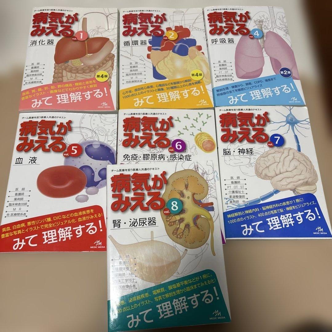 病気がみえる　1.2.4.5.6.7.8セット