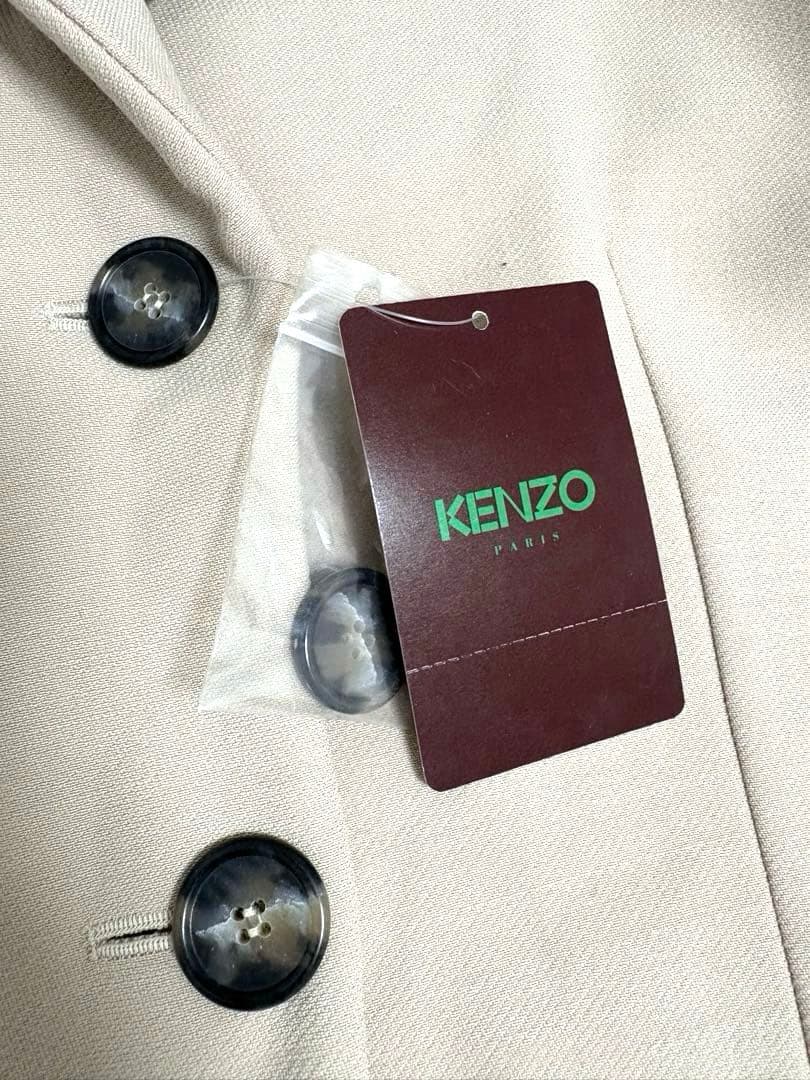 【新品タグ付】KENZO ケンゾー フランス製　ウールチェスター　ロングコート