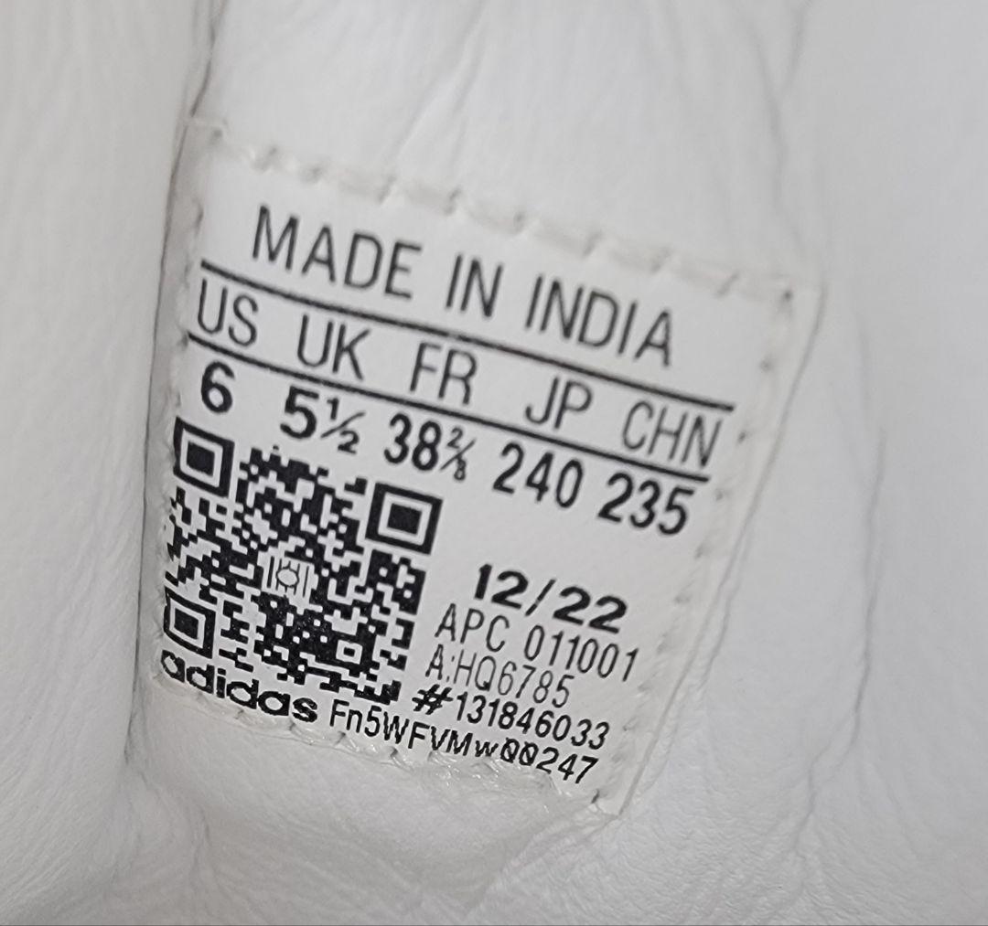 アディダス スタンスミス LUX ホワイト/ブラック 24cm