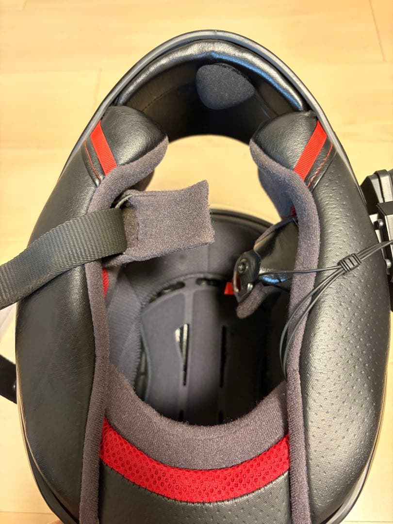 SHOEI ヘルメットz7 マットブラック　インカム、ミラーシールド付き