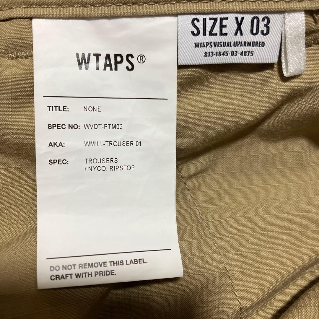 WTAPS TROUSERS NYCO.RIPSTOP カーゴパンツ L