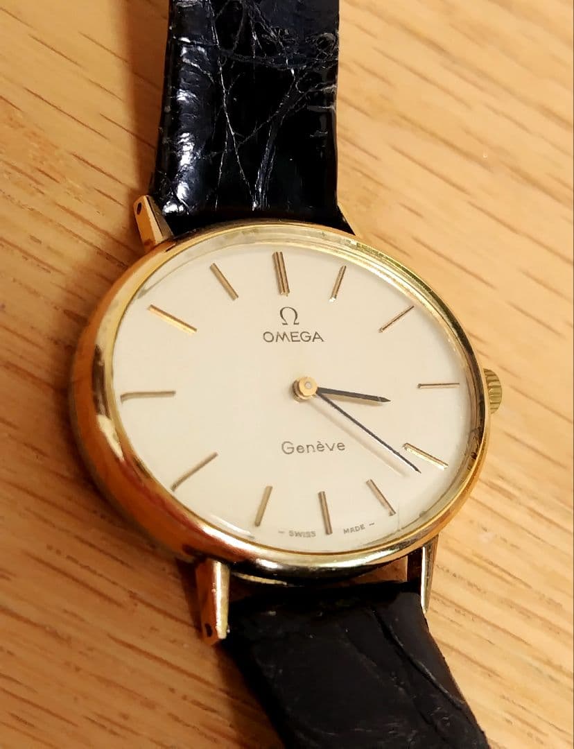 OMEGAオメガ Geneveジェノヴァ 手巻き腕時計 レディース