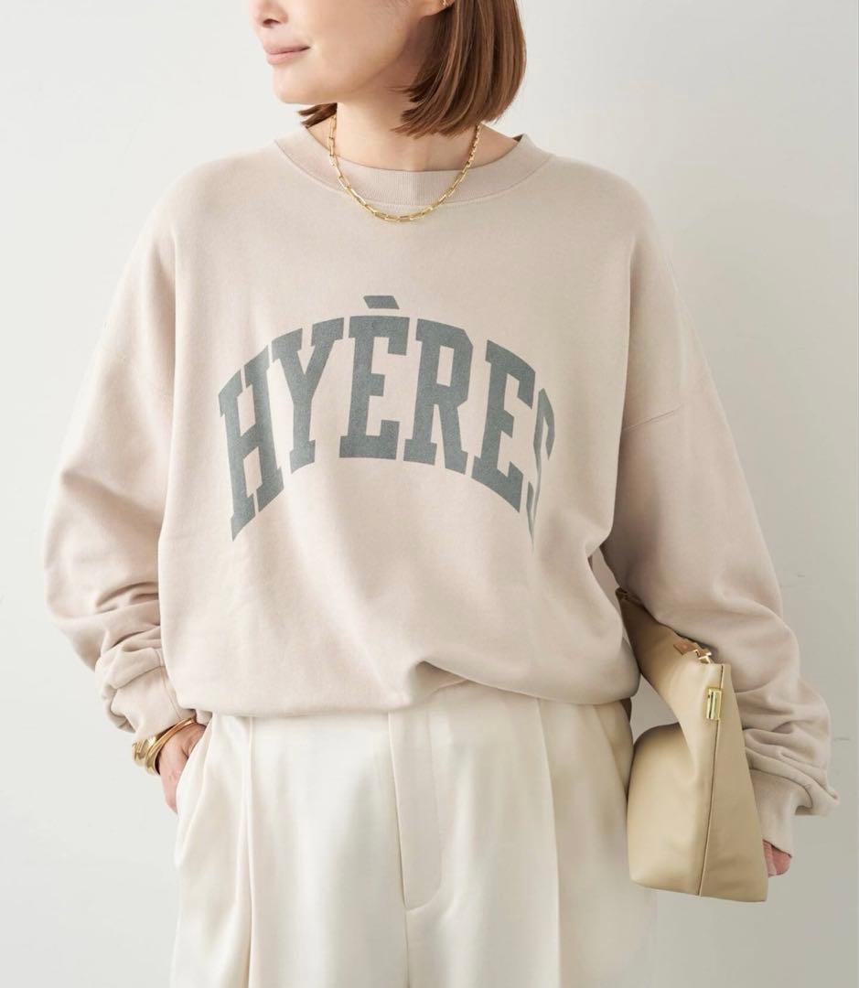 ドゥーズィエムクラス　HYERES スウェット　ベージュ