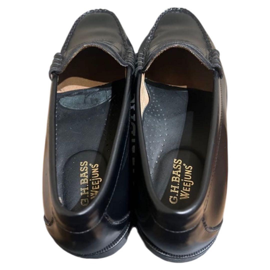 G.H. Bass Larson Black US10 28cm ローファー