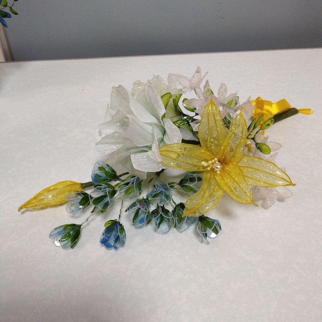 アメリカンフラワー、ディプフラワー(碧の薔薇）