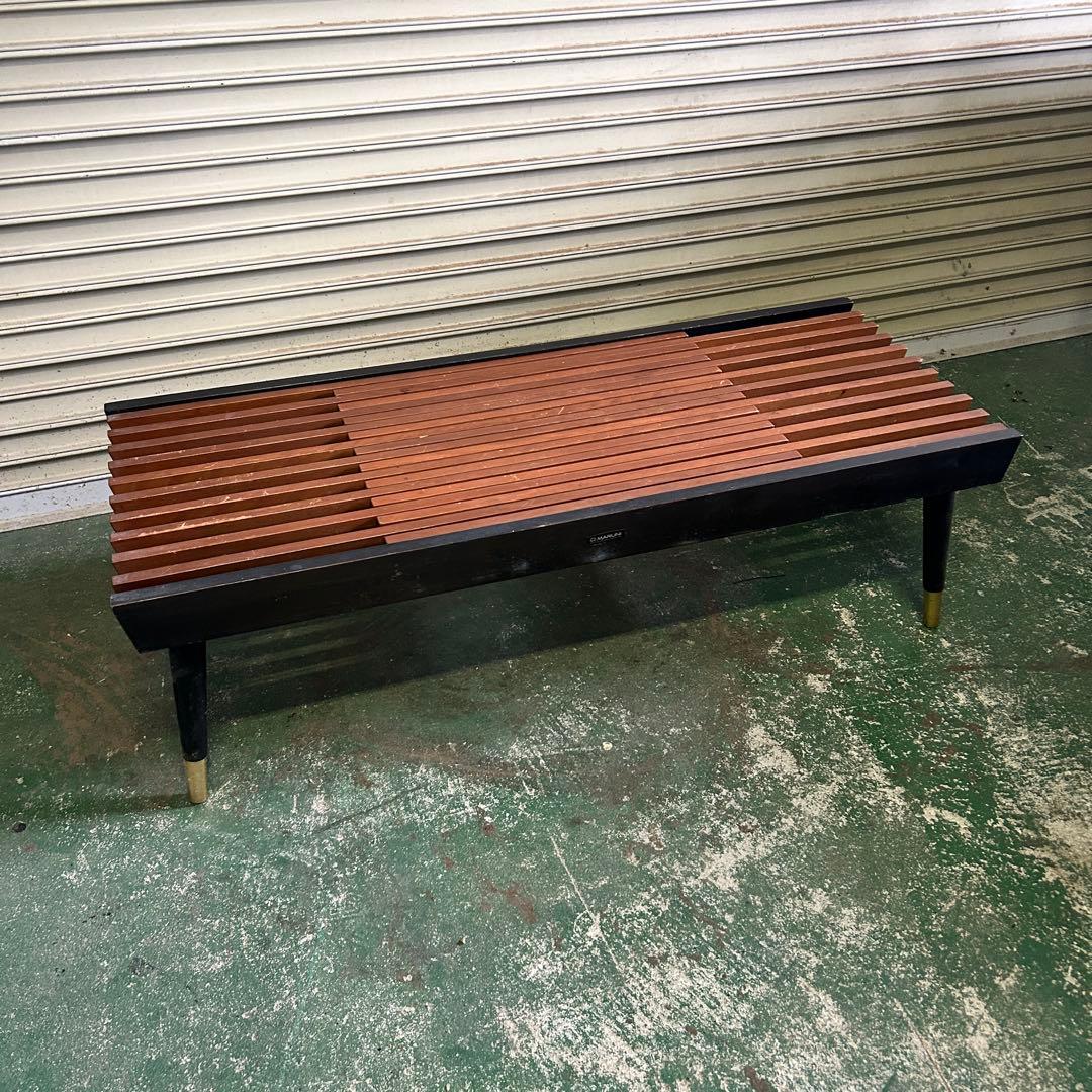 CG6★家具★ MARUNI ベンチ オールドマルニ 拡張ベンチ ビンテージ