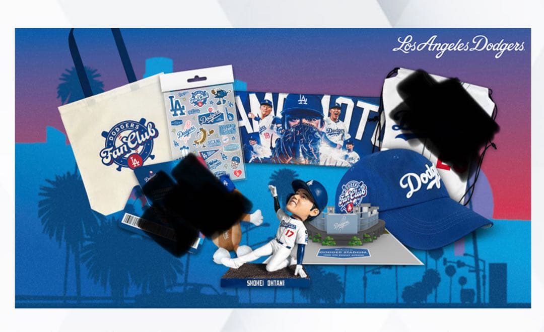 ⭐︎新品未使用品ドジャースファンクラブ 入会記念グッズオールスターコース