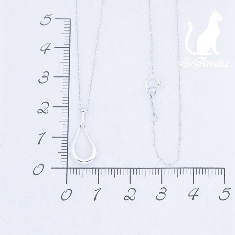 【新品仕上げ済】ティファニー オープン ティアドロップ ペンダント ネックレス