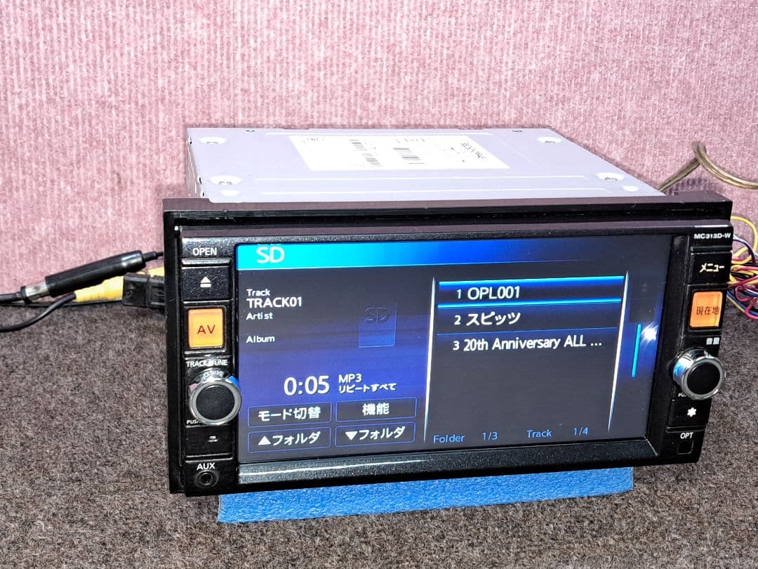 ◆日産純正ナビ MC313D-W・BT対応・DVD再生・ 地デジ◆動作良好