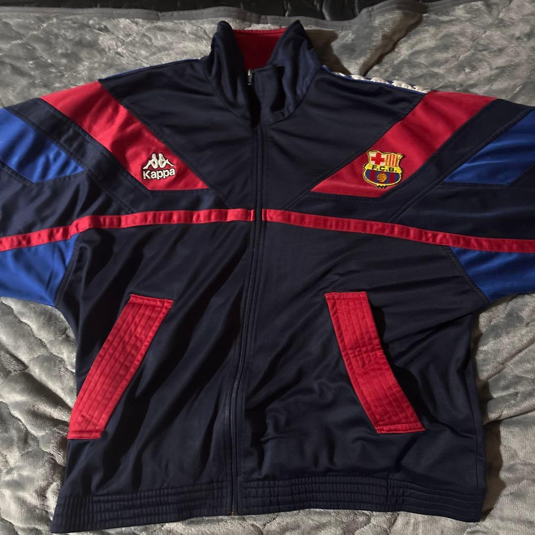 Kappa FC Barcelona ジャージ ネイビー/レッド