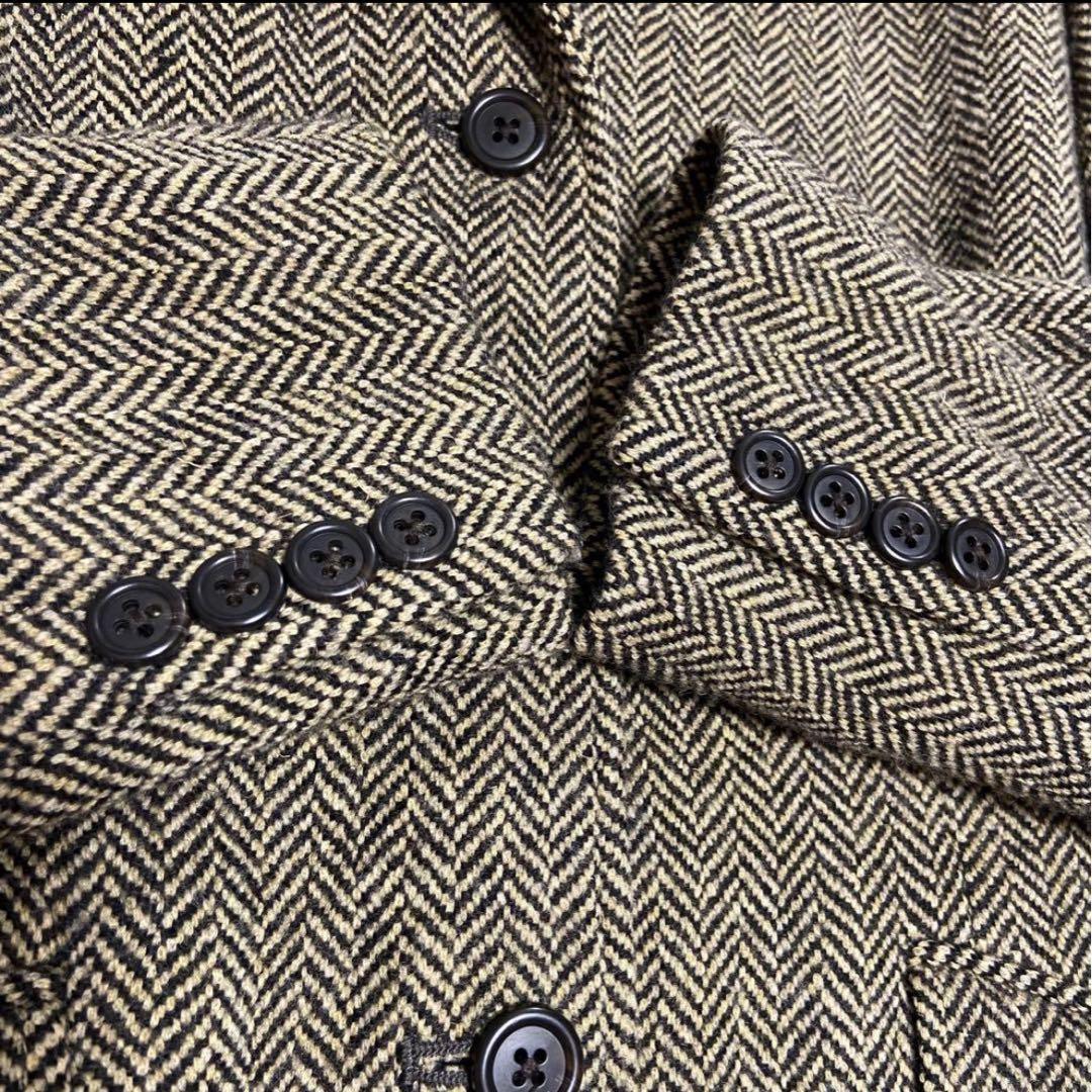 【極美品】ラルフローレン ウール ツィード ヘリンボーン 日本製 11号